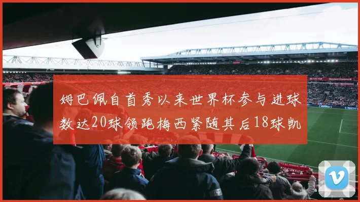 姆巴佩自首秀以来世界杯参与进球数达20球领跑梅西紧随其后18球凯恩则有13球