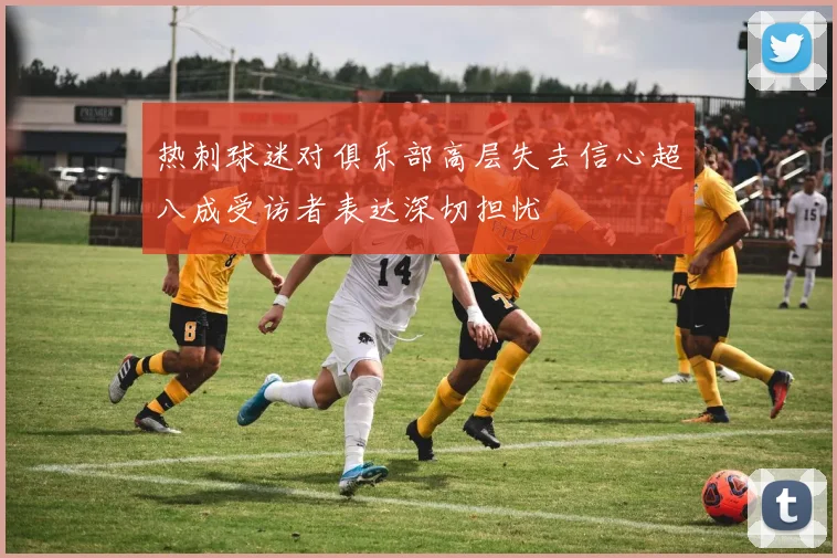 热刺球迷对俱乐部高层失去信心超八成受访者表达深切担忧